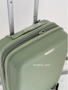 Чемодан из полипропилена - ручная поклажа - 081 - фисташка