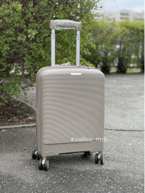 Валіза з поліпропілену - великий розмір - 081 - шампань