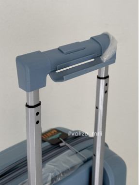 Валіза з поліпропілену - середній розмір - 081 - блакитний