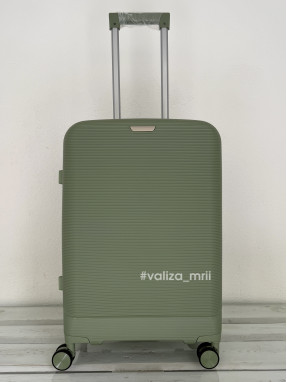 Чемодан из полипропилена - средний размер - 081 - фисташка