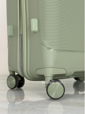 Валіза з поліпропілену - середній розмір - 081 - фісташка