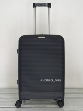 Чемодан из полипропилена - средний размер - 081 - графит