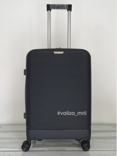 Валіза з поліпропілену - середній розмір - 081 - графіт