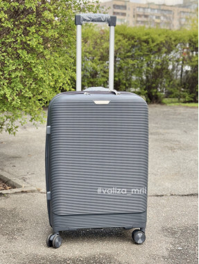 Чемодан из полипропилена - большой размер - 081- графит
