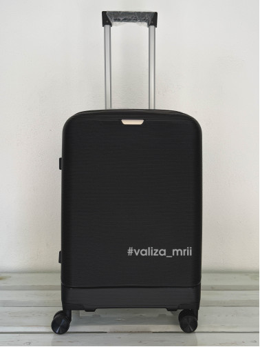 Валіза з поліпропілену - середній розмір - 081 - чорний