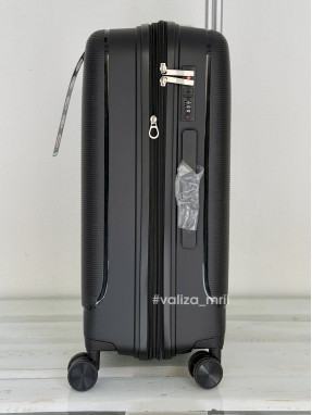 Валіза з поліпропілену - середній розмір - 081 - чорний