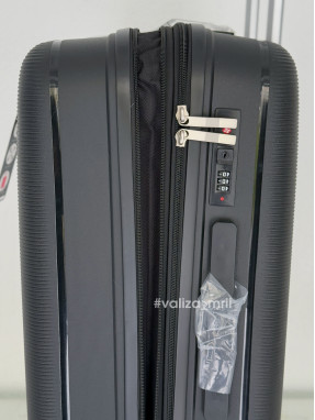 Валіза з поліпропілену - середній розмір - 081 - чорний