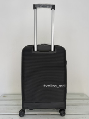 Валіза з поліпропілену - середній розмір - 081 - чорний