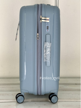 Валіза з поліпропілену - середній розмір - 081 - блакитний