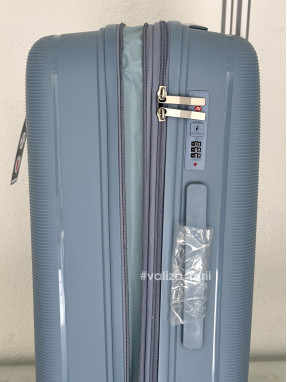 Валіза з поліпропілену - середній розмір - 081 - блакитний