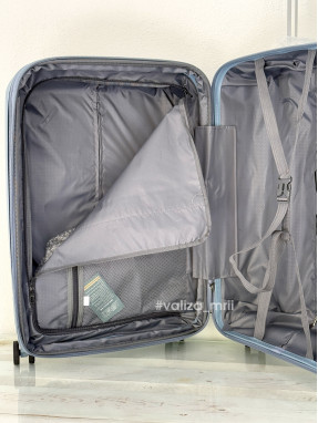 Валіза з поліпропілену - середній розмір - 081 - блакитний