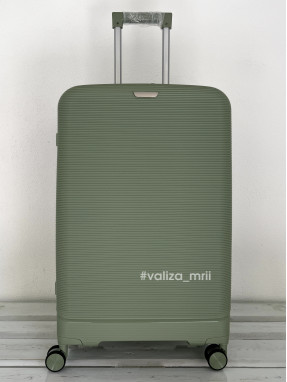 Валіза з поліпропілену - великий розмір - 081 - фісташка
