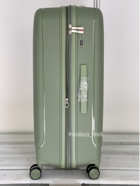 Валіза з поліпропілену - великий розмір - 081 - фісташка