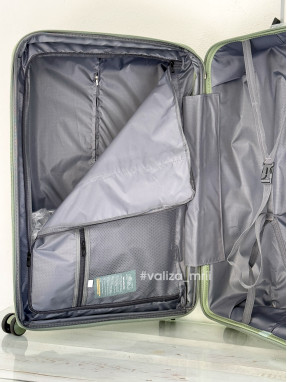 Валіза з поліпропілену - великий розмір - 081 - фісташка