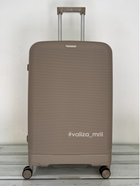 Валіза з поліпропілену - великий розмір - 081 - шампань