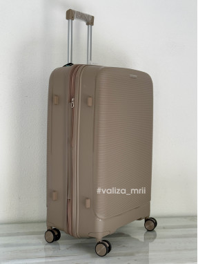 Валіза з поліпропілену - великий розмір - 081 - шампань