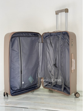 Валіза з поліпропілену - великий розмір - 081 - шампань