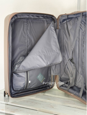 Валіза з поліпропілену - великий розмір - 081 - шампань