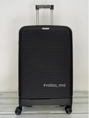 Валіза з поліпропілену - великий розмір - 081 - чорний