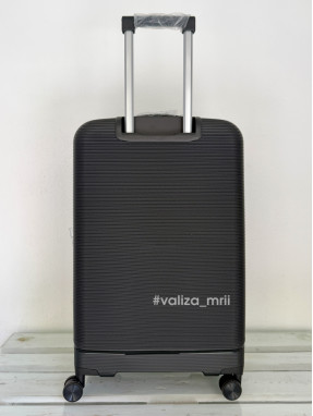 Валіза з поліпропілену - великий розмір - 081 - чорний