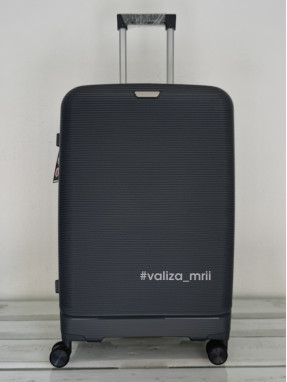Валіза з поліпропілену - великий розмір - 081 - графіт