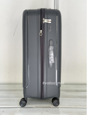 Чемодан из полипропилена - большой размер - 081- графит