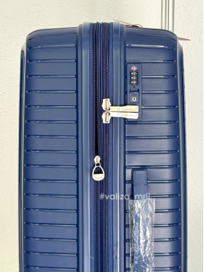 Чемодан 20103 Snowball - большой размер - темно-синий