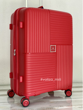 Валіза Snowball 20403 - середній розмір - червоний