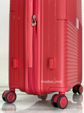 Валіза Snowball 20403 - середній розмір - червоний