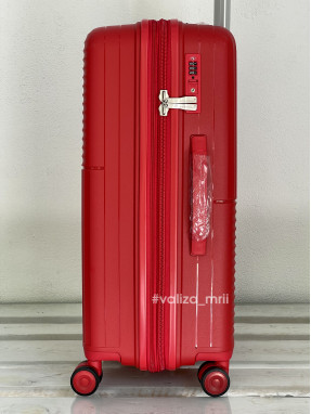 Валіза Snowball 20403 - середній розмір - червоний