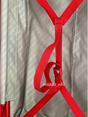 Валіза Snowball 20403 - середній розмір - червоний