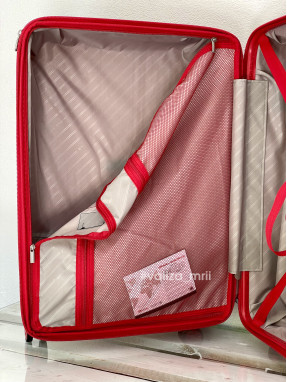 Валіза Snowball 20403 - середній розмір - червоний