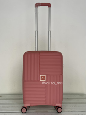 Чемодан Snowball 20403 - ручная кладь - розовое золото