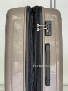 Валіза 241 Airtex Paris - середній розмір - бежевий