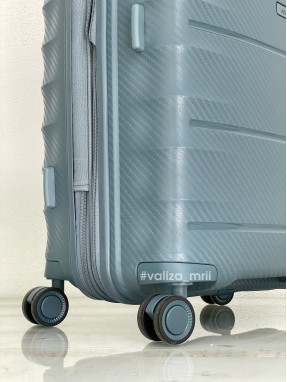 Валіза Airtex Paris 242 - середній розмір - бірюза