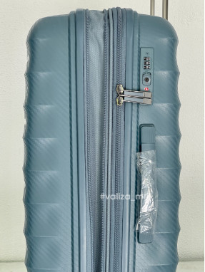 Валіза Airtex Paris 242 - середній розмір - бірюза
