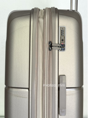 Чемодан Airtex Paris 245 - большой размер - шампань