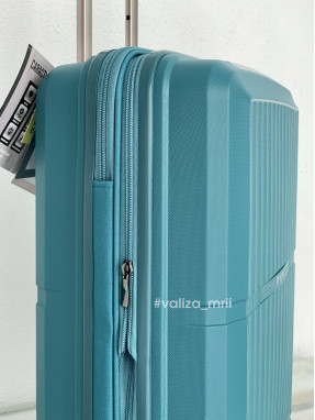 Чемодан Airtex Paris 249 - ручная кладь - бирюзовый