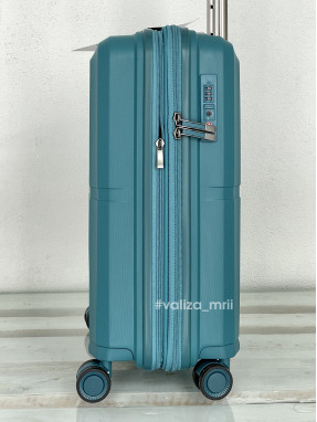 Чемодан Airtex Paris 249 - ручная кладь - бирюзовый