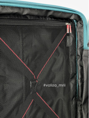 Чемодан Airtex Paris 249 - ручная кладь - бирюзовый