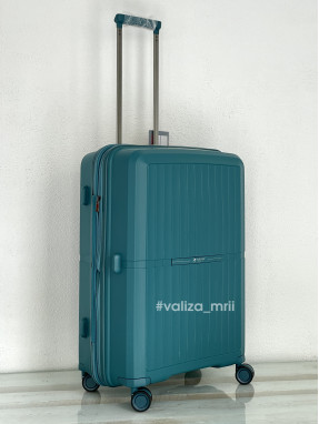 Валіза Airtex Paris 249 - середній розмір - бірюзовий