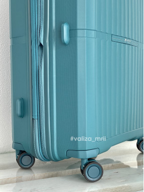 Валіза Airtex Paris 249 - середній розмір - бірюзовий