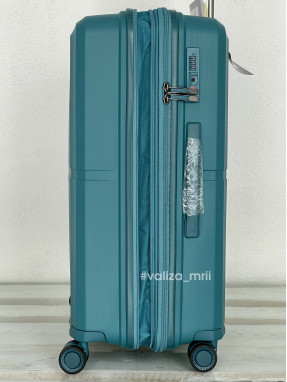Валіза Airtex Paris 249 - середній розмір - бірюзовий