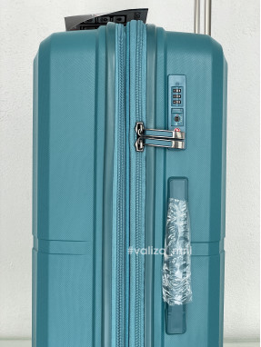 Валіза Airtex Paris 249 - середній розмір - бірюзовий
