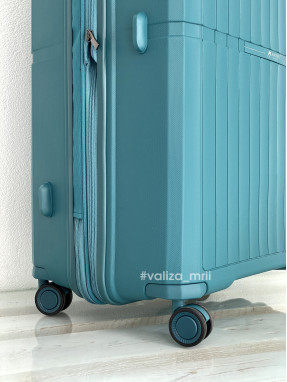 Валіза Airtex Paris 249 - великий розмір - бірюзовий