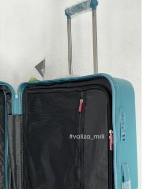 Валіза Airtex Paris 249 - великий розмір - бірюзовий