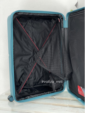 Валіза Airtex Paris 249 - великий розмір - бірюзовий