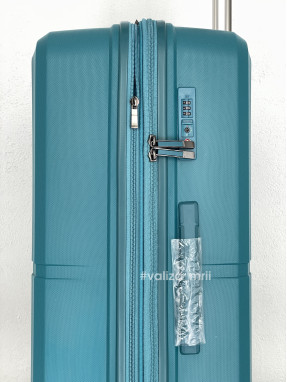 Валіза Airtex Paris 249 - великий розмір - бірюзовий