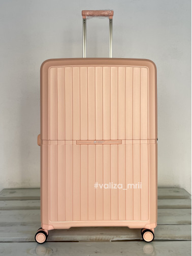Чемодан Airtex Paris 249 - большой размер - персиковый