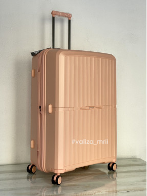 Чемодан Airtex Paris 249 - большой размер - персиковый